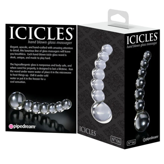 Стимулятор из стекла Icicles №66