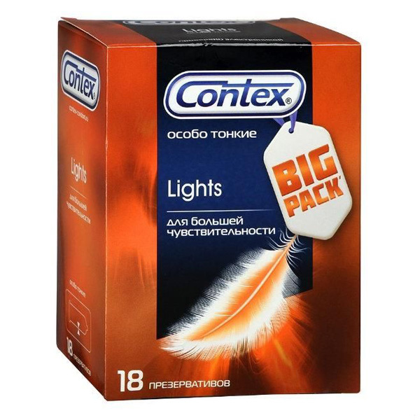 Презервативы Contex Lights, 18 шт