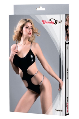 Черное боди Candy Girl Selene