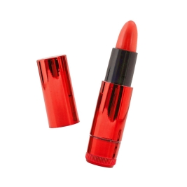 Мини-вибратор «Помада» Black & Red
