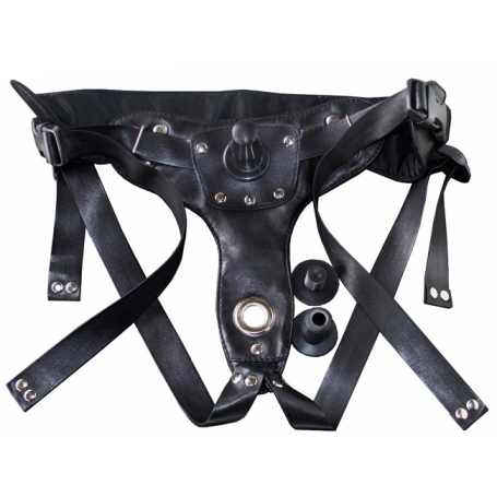 Страпон с 2 насадками Lovetoy Soft-Dolli