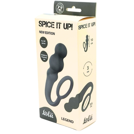 Анальный плаг с кольцом Legend