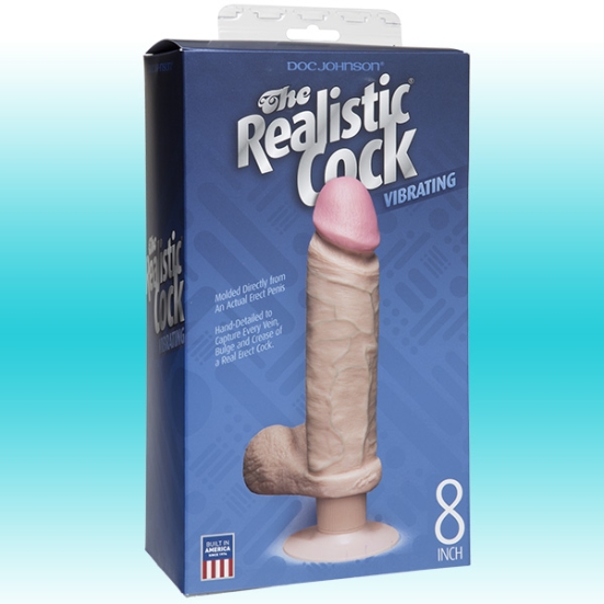 Фаллос-вибратор Realistic Cock 8&quot;