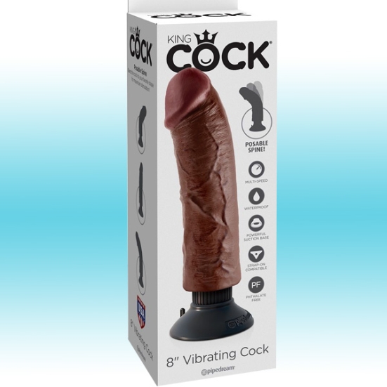 Фаллос-вибратор 8&quot; Vibrating Cock