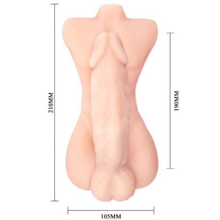 Фаллос-полуторс Monster Dick