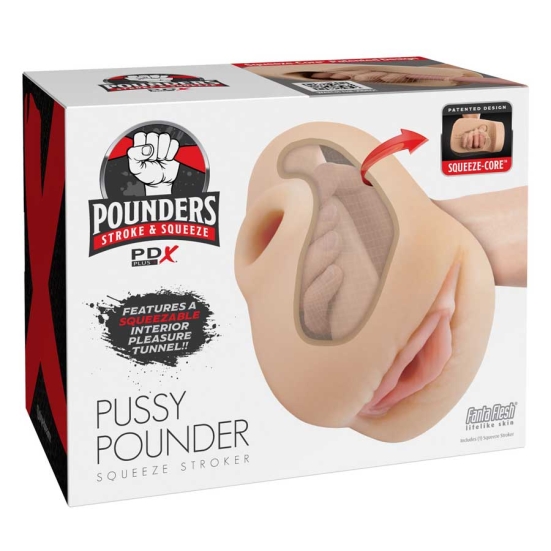 Мастурбатор Pussy Pounder Squeeze Stroker